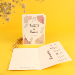 Carte à semer 2 volets