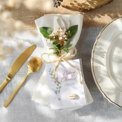 Graine gravée en sachet transparent