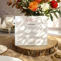 Chevalet papier graines