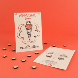 Papillon papier graines