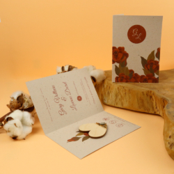 Stick bois à graines en carte