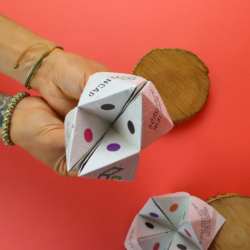 Cocotte en papier graines